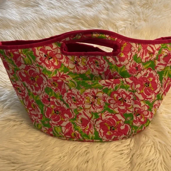 Lilly Pulitzer insulated Floral Bottle Opener Tote Bag / Beach Bag - Picture 12 of 12